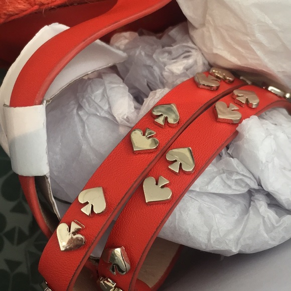 NIB Kate Spade Sandals Frenchy Leather Espadrille - Picture 5 of 11